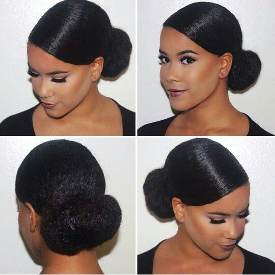 black women Fun and Stylish Hair Bun